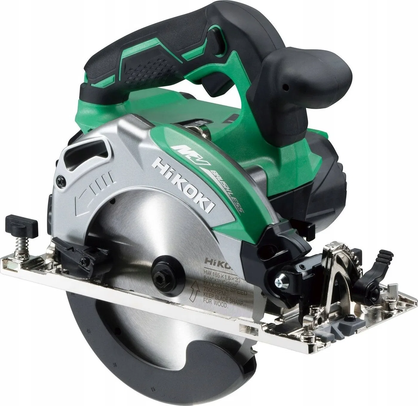 Hikoki-Kreissäge HIKOKI.SAW 36 V, 165 mm, C3606DUMW2Z, 2 x 2,5 Ah, BL MULTIVOLT, HITSYSTEM, 66 mm