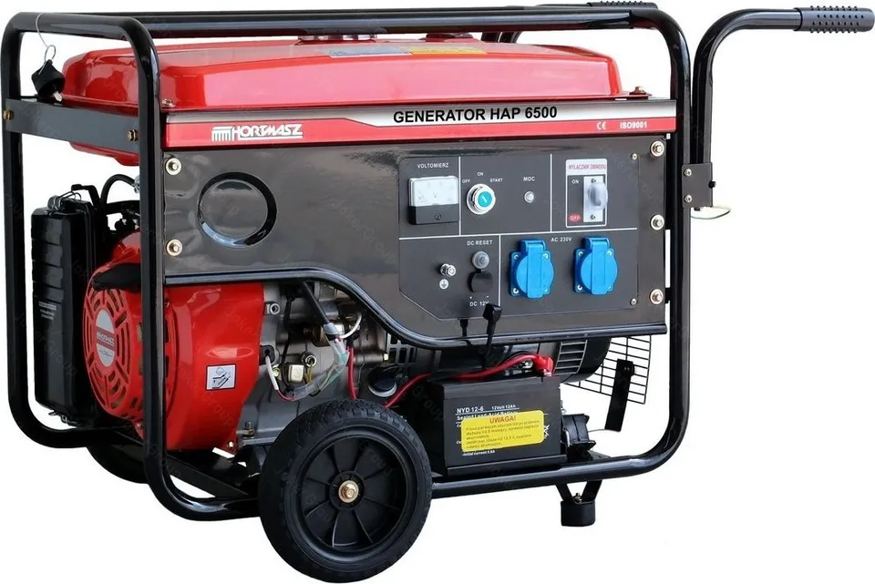 Hortmasz-Aggregat HORTMASZ-Stromaggregat HAP6500A mit Elektrostarter