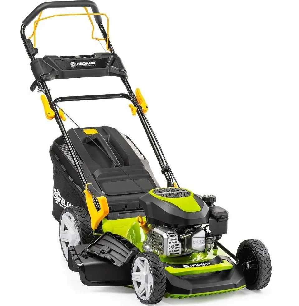 Benzin-Rasenmäher Fieldmann FZR 5130-170B, 4-in-1, 170 cm³, 3 kW, 51 cm, 60 l, 1800 m²