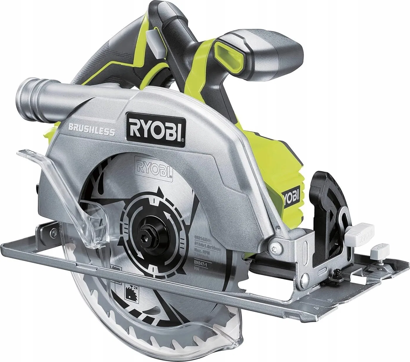 Ryobi RYOBI 18 V ONE+ bürstenlose Handkreissäge R18CS7-0  184 mm
