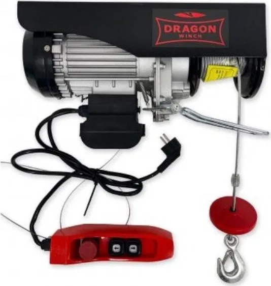 Elektrische Werkstattwinde DWI HD 230 V, 12 m, Tragkraft 300/600 kg (Funkfernbedienung)