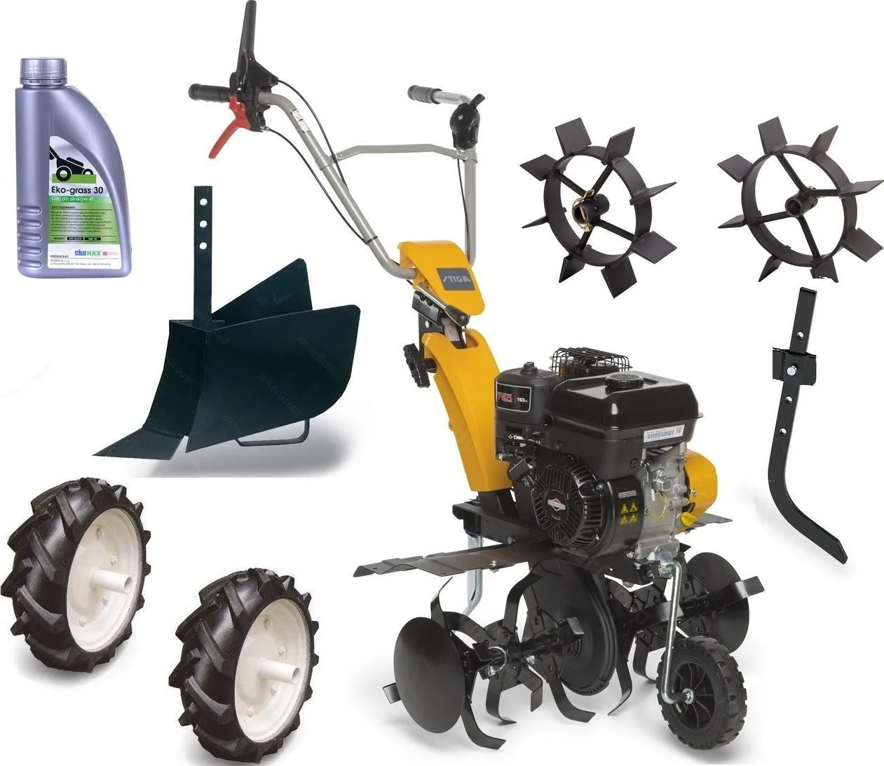 Stiga-Motorhacke SRC 775 RB STIGA mit Benzinmotor + 6-teiliges Zubehörset