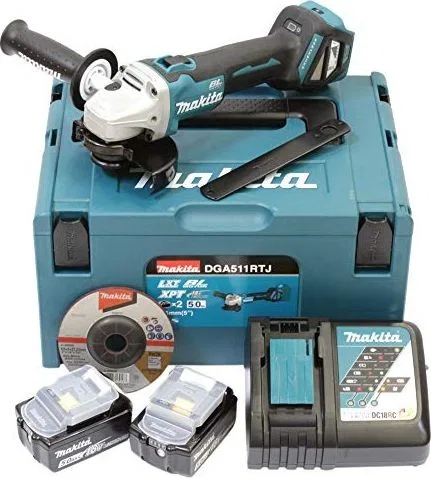 Makita-Schleifmaschine: Winkelschleifer FI 125 18V-LI DGA511RTJ MAKITA (DGA511RTJ) – NAKMAKSKA0026