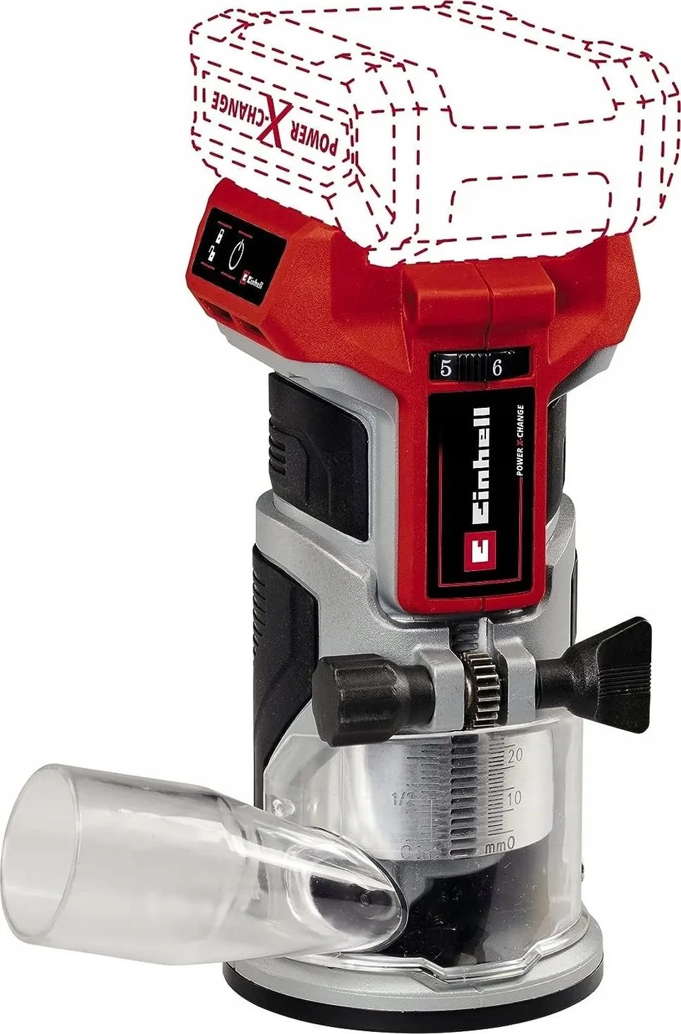 Einhell-Fräse TP-ET 18 Li BL 18 V