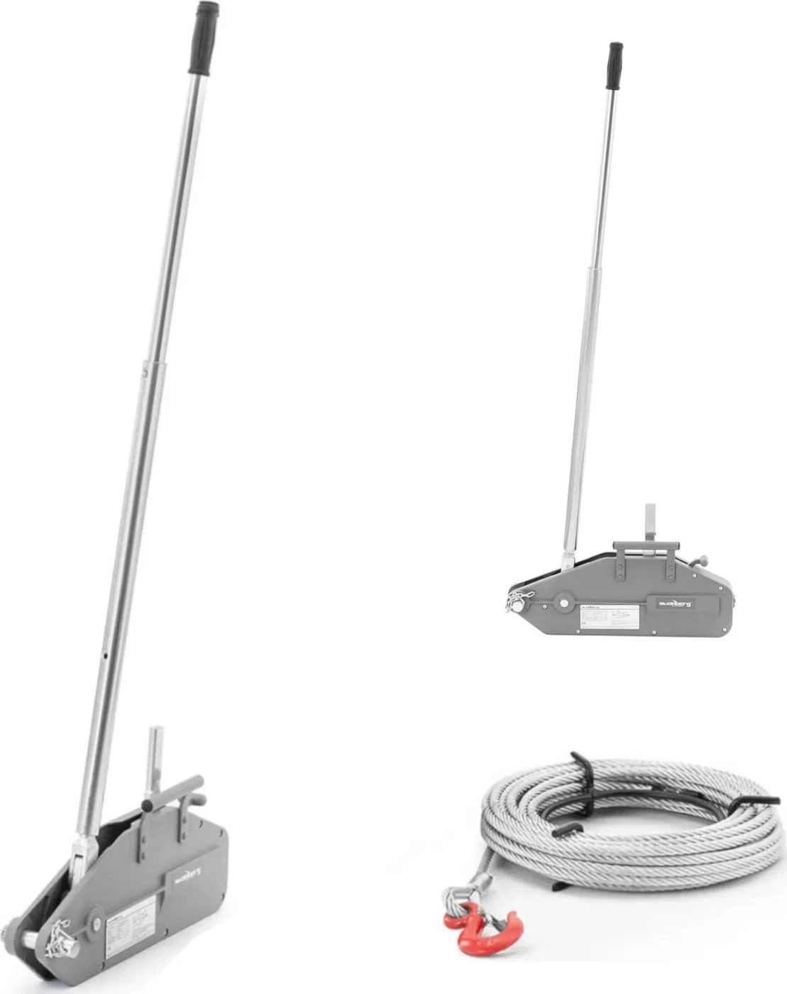 Steinberg Seilzug, Handwinde, 20 m, 1600 kg Seilzug, Handwinde, 20 m, 1600 kg