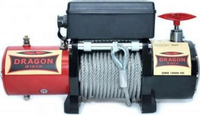 Elektrische Seilwinde DWM 10000 HD 12 V, Zugkraft 4536 kg, Seillänge 24 m (Stahlseil)