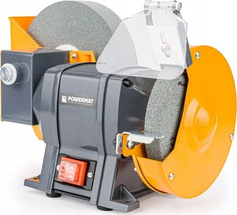 Powermat-Schleifmaschine Tischschleifmaschine 1850 W, 2 Schleifscheiben (Trocken- und Nassschliff) Powermat PM-SS-1850M-SM