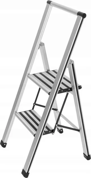 WENKO Aluminiumleiter, 2-stufig, WENKO
