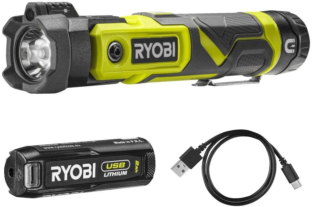 Akku-Scheinwerfer RYOBI RLP4-120G, 4,0 V, 2,0 Ah Li-Ion, 500 lm