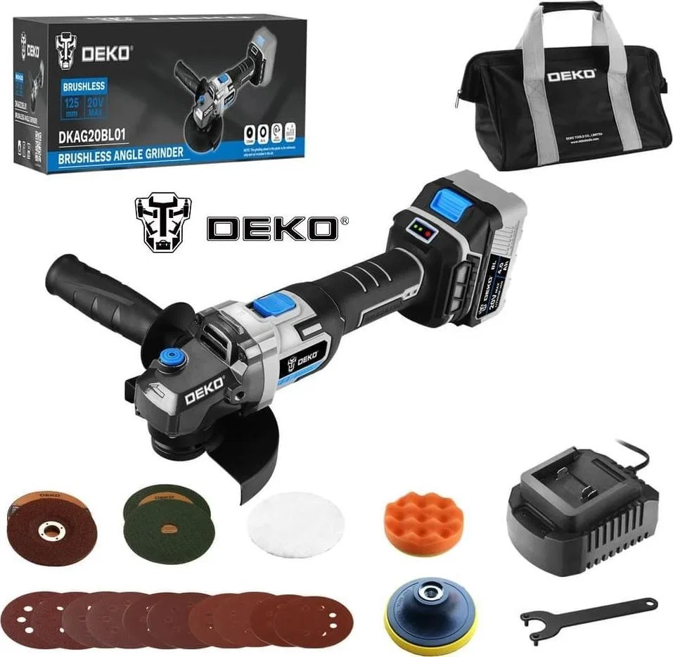 Schleifmaschine Deko DKAG20BL01-S5
