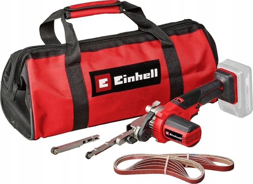 Einhell Akku-Bandfeile TE-BF 18 Li-solo, 18 Volt, elektrische Feile (rot/schwarz, ohne Akku und Ladegerät, i