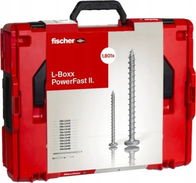 Fischer PowerFast II L-BOXX PanHead-Werkzeugset