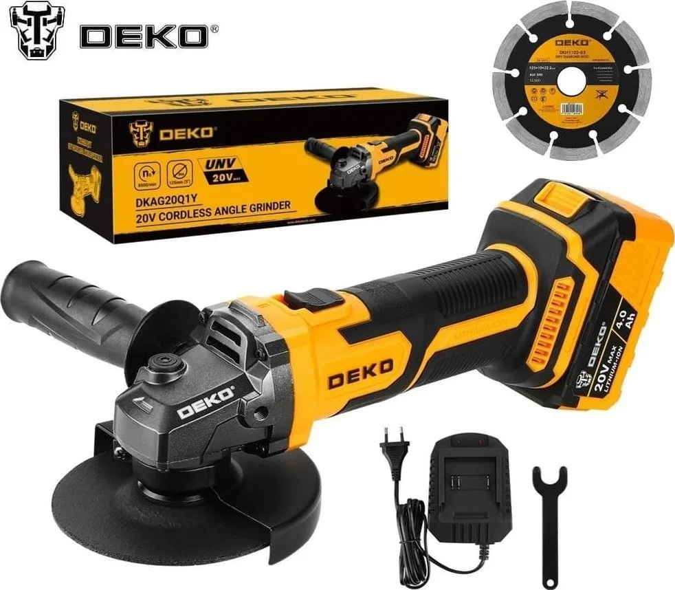 Schleifmaschine Deko DKAG20Q1Y-S1