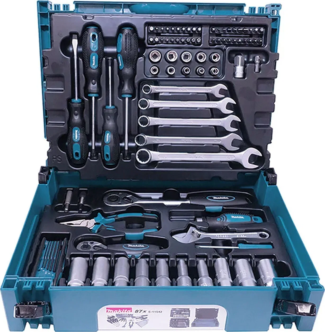 Makita-Werkzeugset, 87-teilig (E-11542)