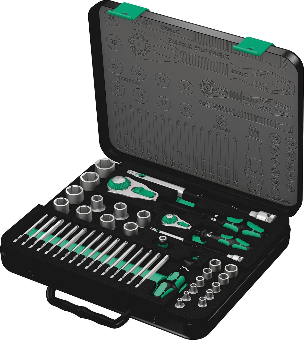 Wera-Werkzeugsatz 8100 SA/SC 2, 43-teilig (05160785001)