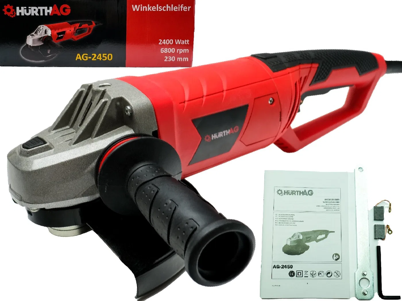 Schleifmaschine HurthAG HurthAG-Winkelschleifer 230 mm Freilauf