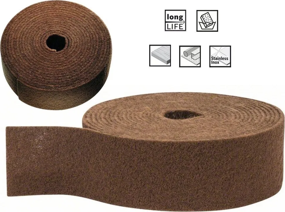 Bosch Expert Schleifrolle N880, grob, 100 mm x 10 m, Schleifpapier (braun, 10-Meter-Rolle, zum Handschleifen)