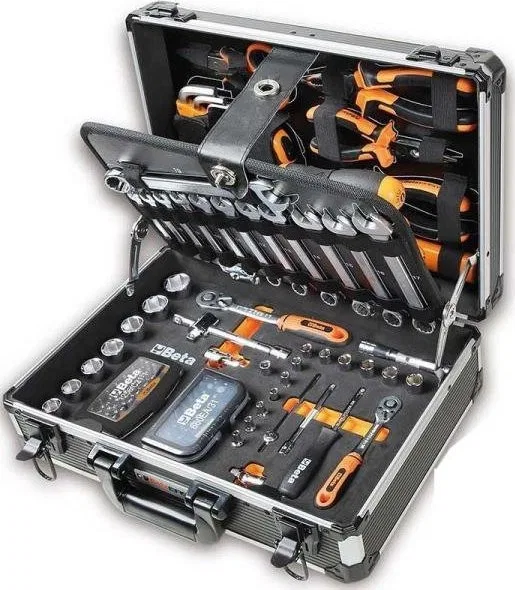 BETA-Werkzeugset: WERKSTATT-WERKZEUGSET IM KOFFER EASY, 128-TEILIG (1 SET)