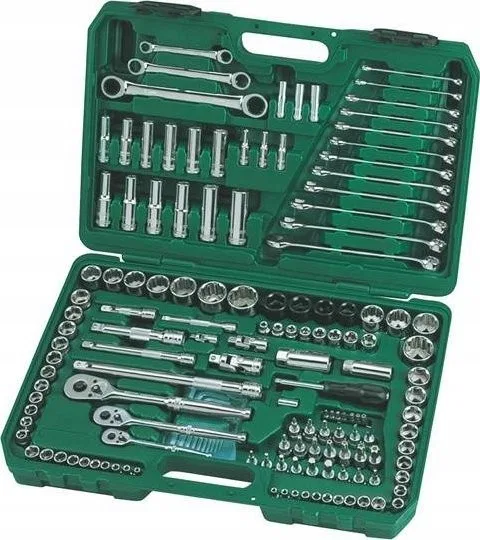 SATA-Werkzeugset SATA-Schlüsselsatz  150-teilig  1/4"  3/8" 1/2" Koffer