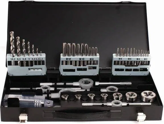 Abraboro Gewindebohrer-Set M3–M12 ABRABORO, HSS-G [45-teilig]