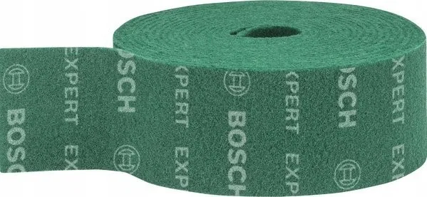 Bosch Expert Fleece-Schleifrolle N880 Allzweck, 100 mm x 10 m, Schleifblatt (grün, 10-Meter-Rolle, zum Handschleifen)