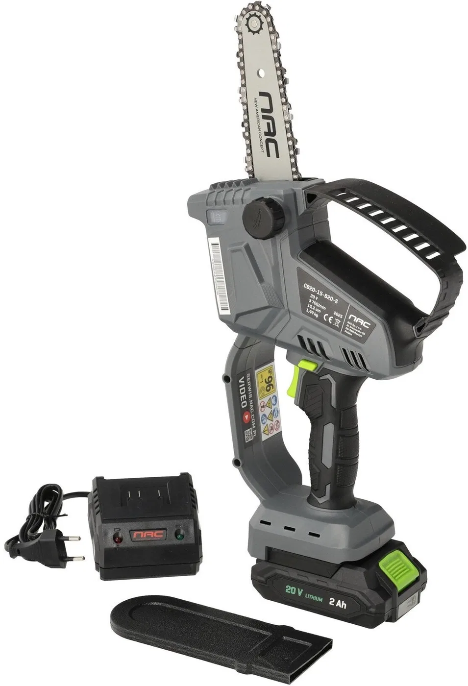 Kettensäge NAC CB20-15-B20-S 20 V, 15,2 cm