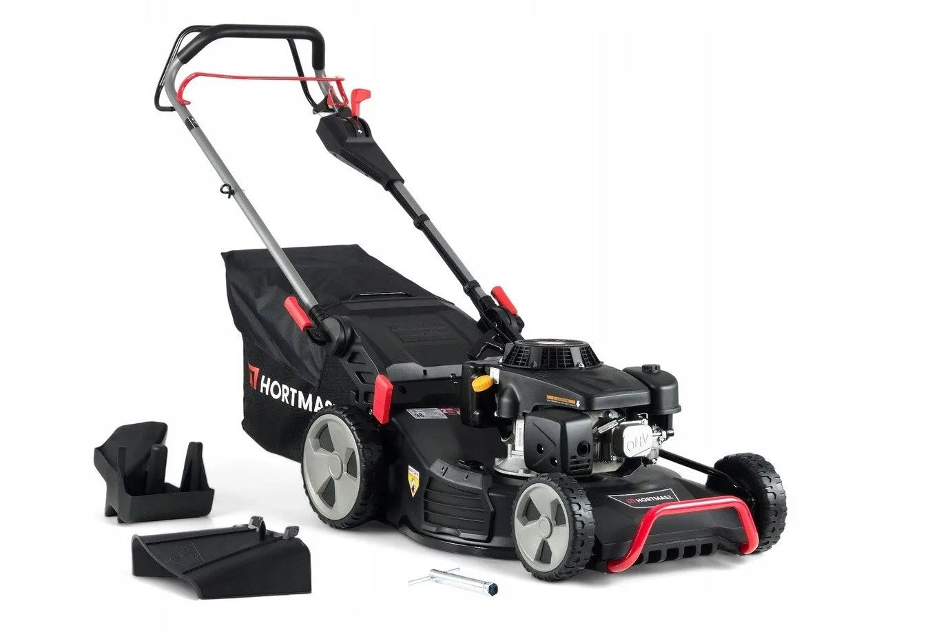 Rasenmäher HKS PRO 553 N L224 HORTMASZ, benzinbetrieben mit Antrieb