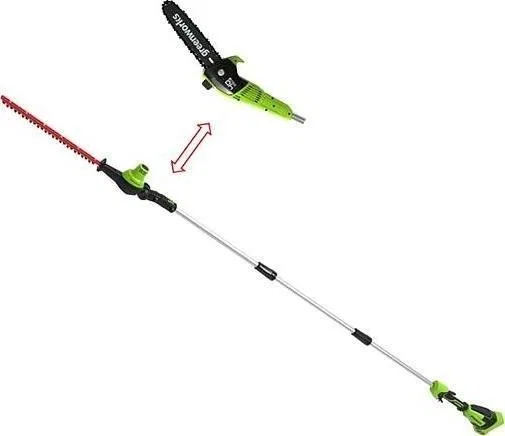 Greenworks GD40PSH 40-V-Kettensäge, 20 cm