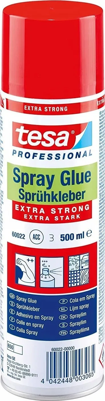Tesa-Klebepistole TESA 60022-00000-03, Sprühkleber 500 ml