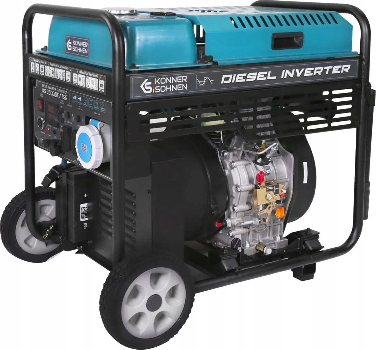 KS DIESEL-INVERTER-GENERATOR KS 9500iDE ATSR 10 kW 230 V