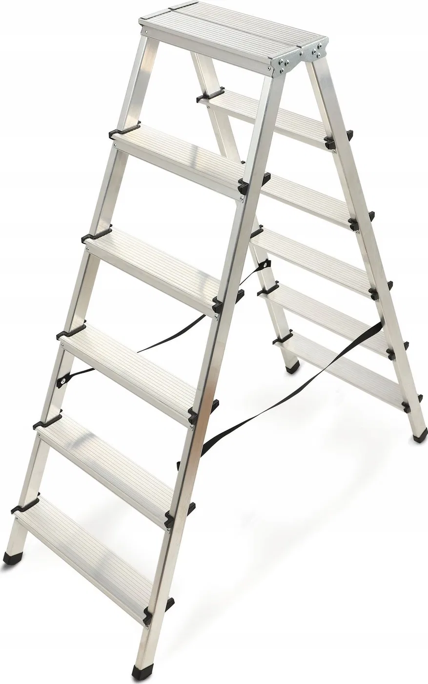 Kadax KADAX Aluminium-Doppeltreppe 2x6