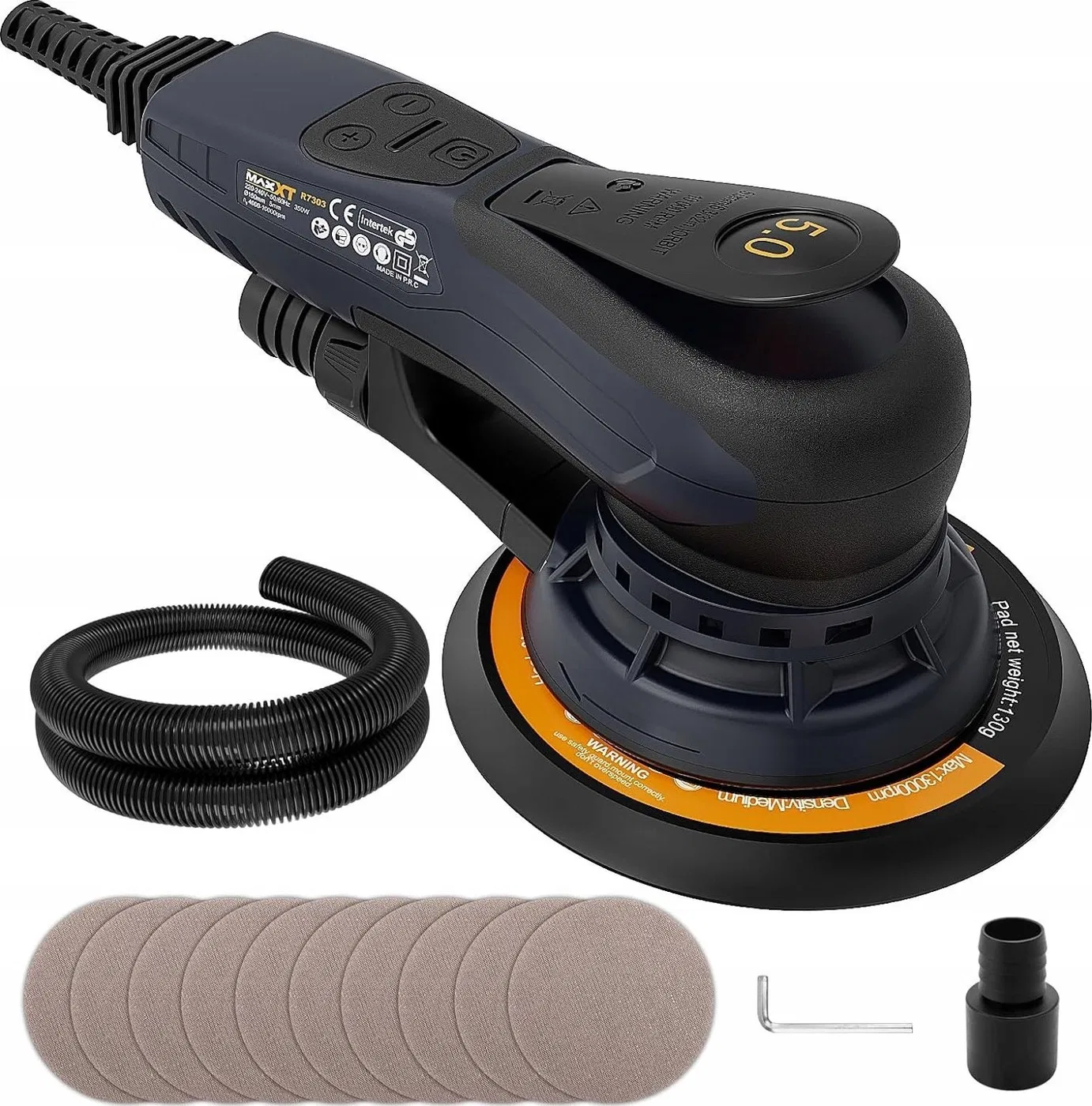 Maxxt MAXXT Exzenterschleifer 5,0 mm, bürstenlos, universell einsetzbar, im Set