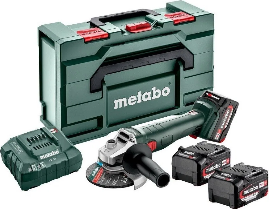 Metabo-Winkelschleifer METABO.WINKELSCHLEIFER 18 L 9-125 QUICK 3x4,0Ah