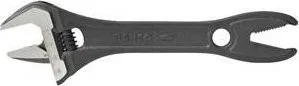 Bahco BAHCO Verstellbarer Schraubenschlüssel mit verjüngtem Schaft und gezahnter Backe für Rohre 209/32 mm