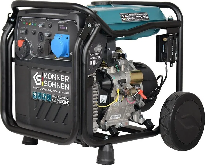 Könner & Söhnen KS8100iEG 8000-W-Einphasen-Stromaggregat