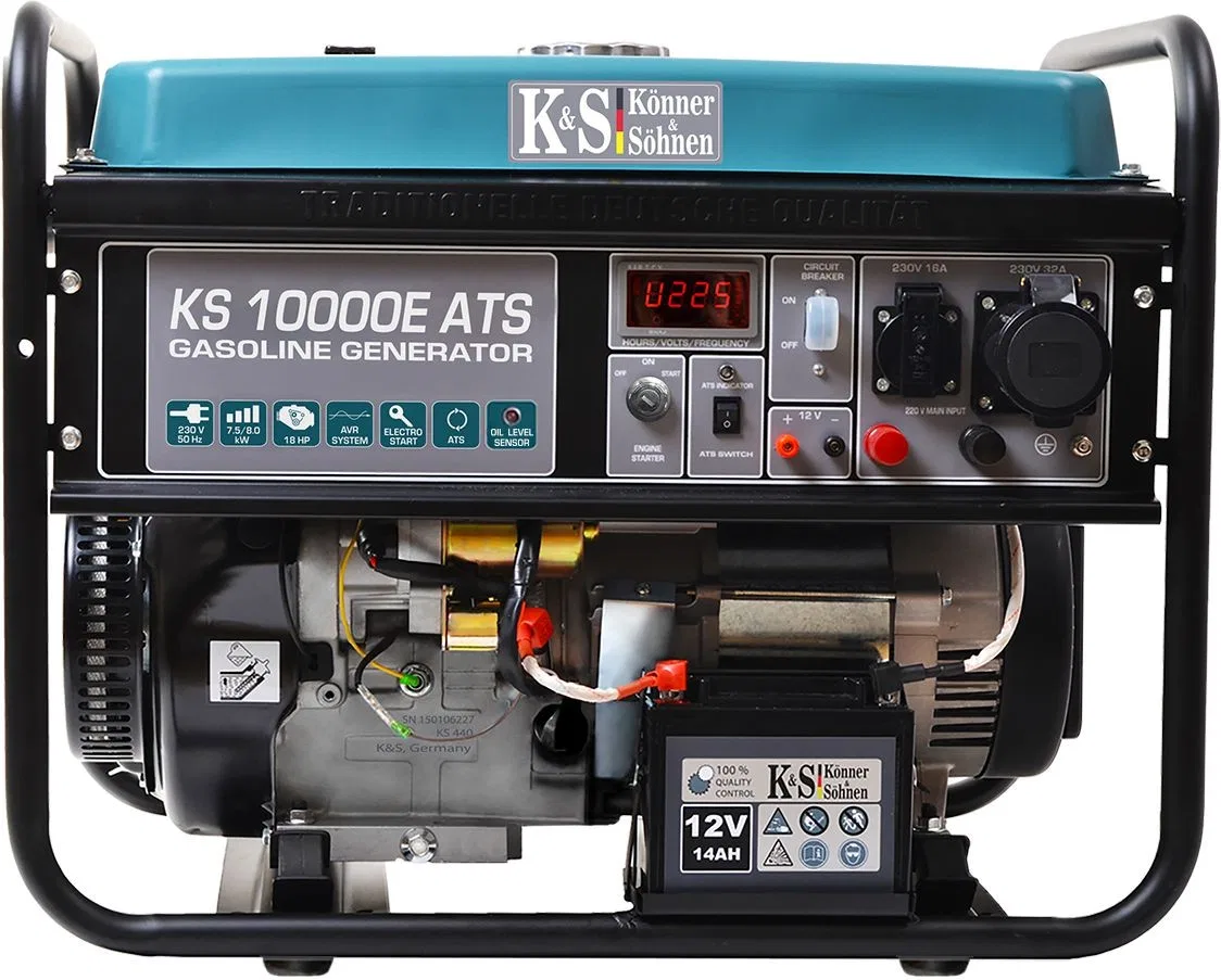 Stromaggregat Könner & Söhnen KS 10000E ATS 8000 W, einphasig