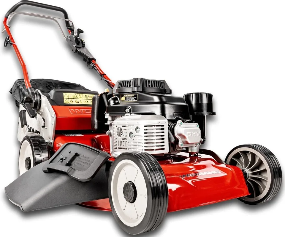 Benzin-Rasenmäher Weibang KAWASAKI WEIBANG WB536SK V 3-in-1-Benzin-Rasenmäher KAWASAKI FJ180V mit 53 cm Schnittbreite / 5,5 PS -