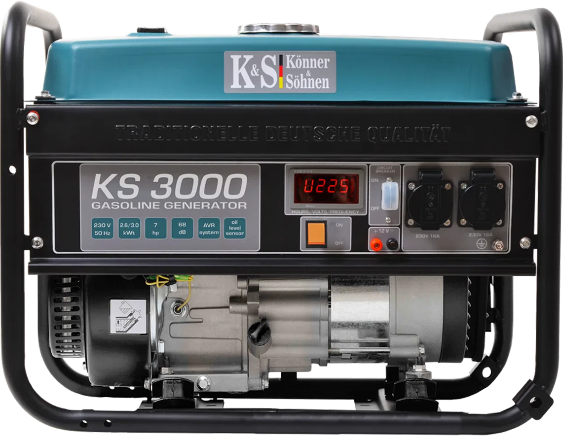 Könner & Söhnen KS3000 Stromaggregat, 3000 W, einphasig