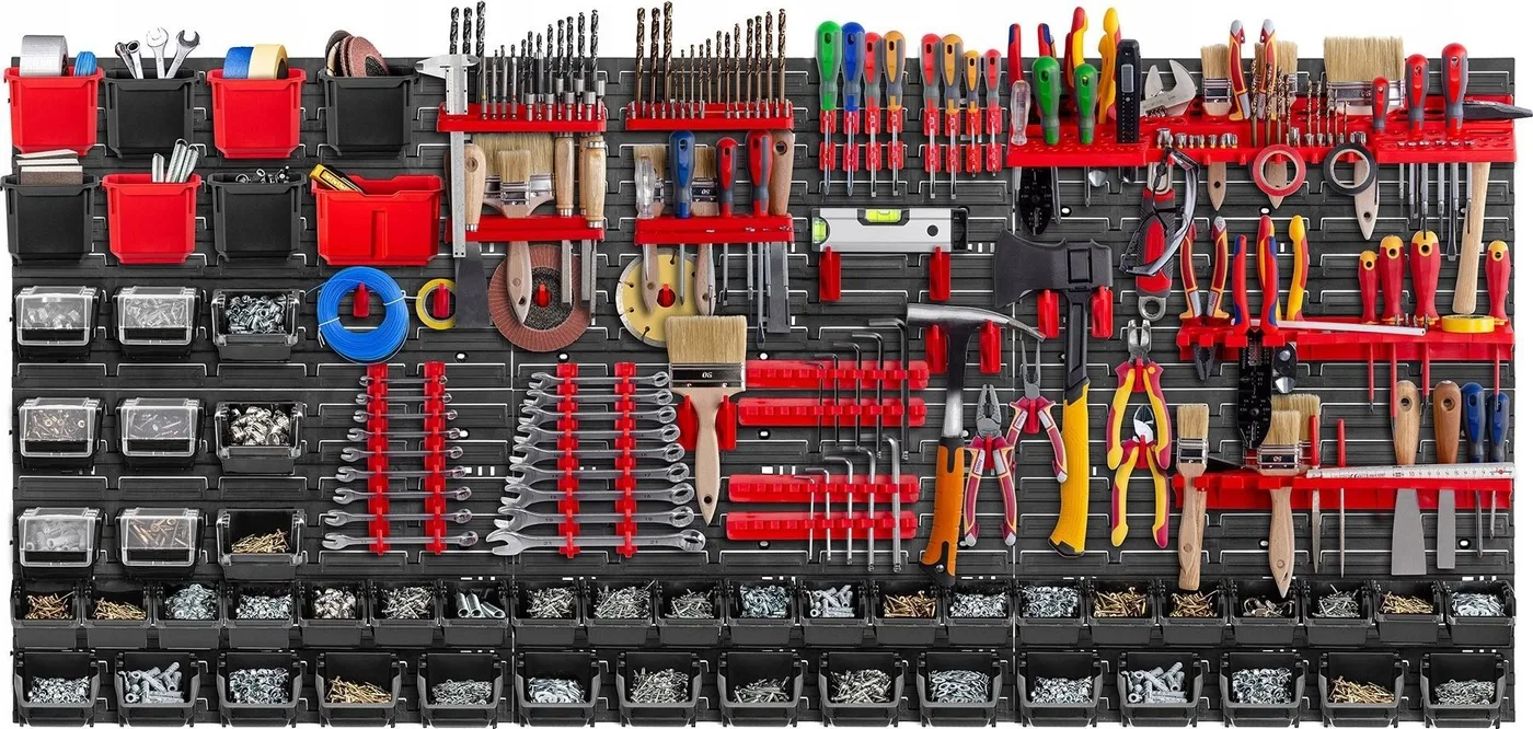 Kadax KADAX Werkzeugtafel Wand 174 x 78 cm, 100 Teile