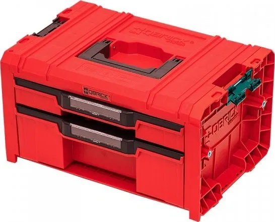 Qbrick Werkzeugkasten QBRICK PRO DRAWER 2 TOOLBOX 2.0 EXP.RED