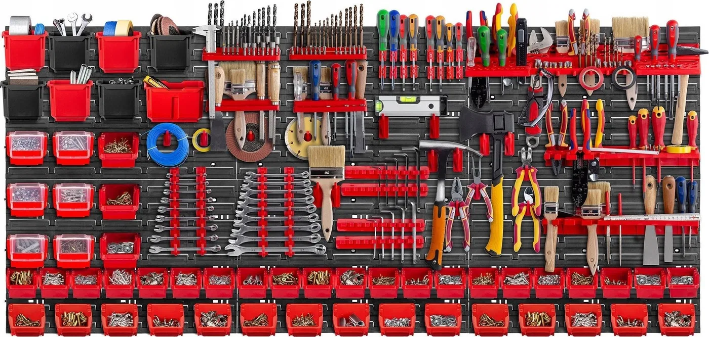 Kadax KADAX Werkzeugtafel Wand 174 x 78 cm, 100 Teile