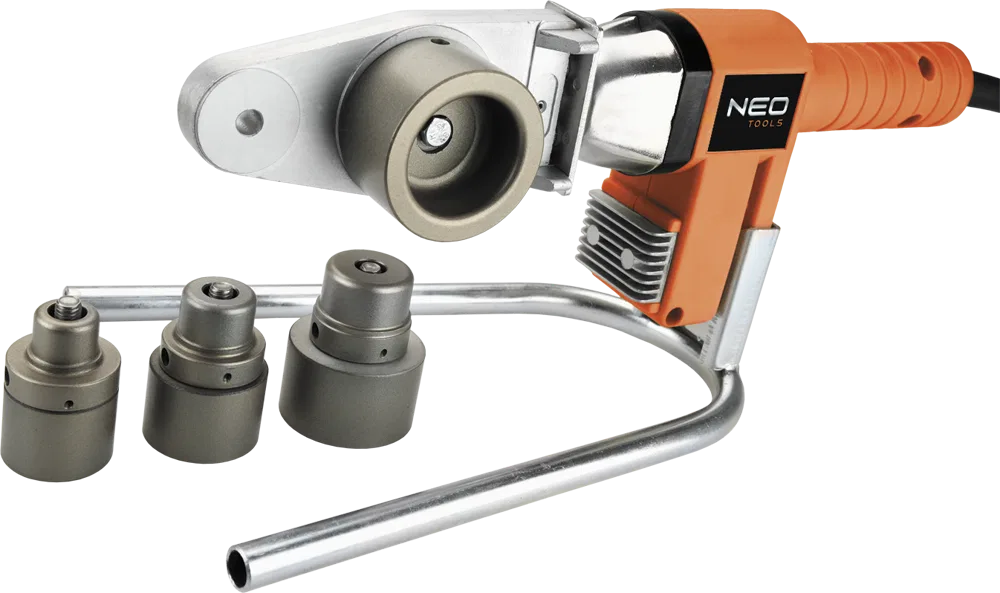 Neo Kunststoffrohrschweißgerät 650 W, 4 Hülsen (21-001)