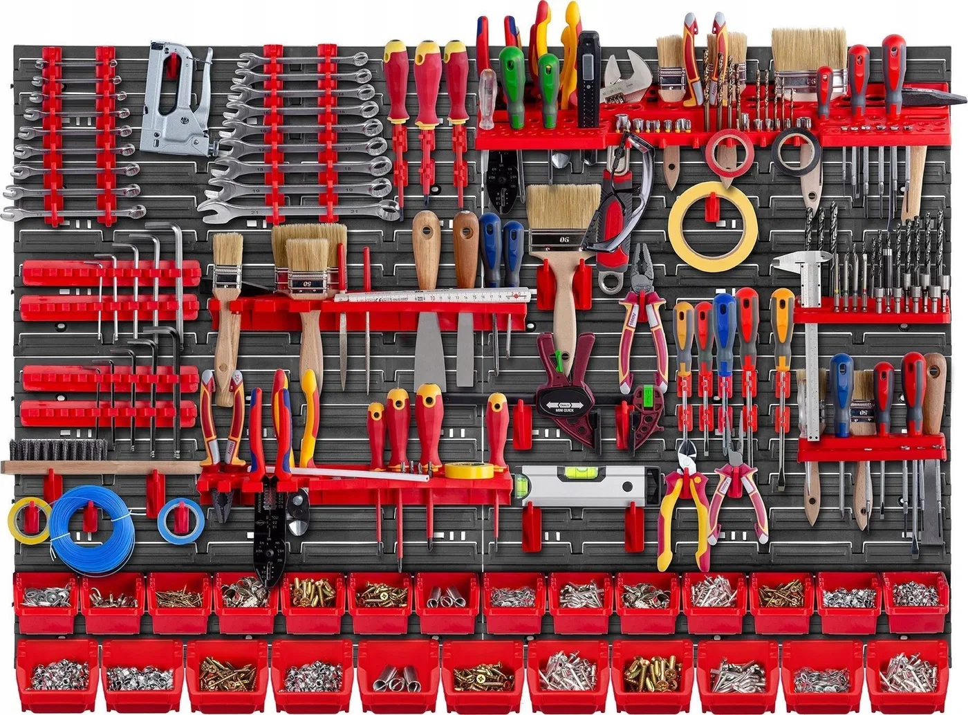 Kadax KADAX Werkzeugtafel Wand 116 x 78 cm, 70 Teile