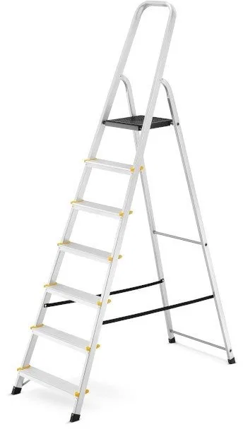 Aluminiumleiter, 7 Sprossen, Tragkraft 150 kg I-1917