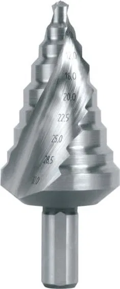 -Stufenbohrer RUKO HSS O 6,0–32,0 mm