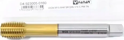 Fanar Ausdreher M16 DIN-376C (6HX) SR HSSE-PM WGN TIN
