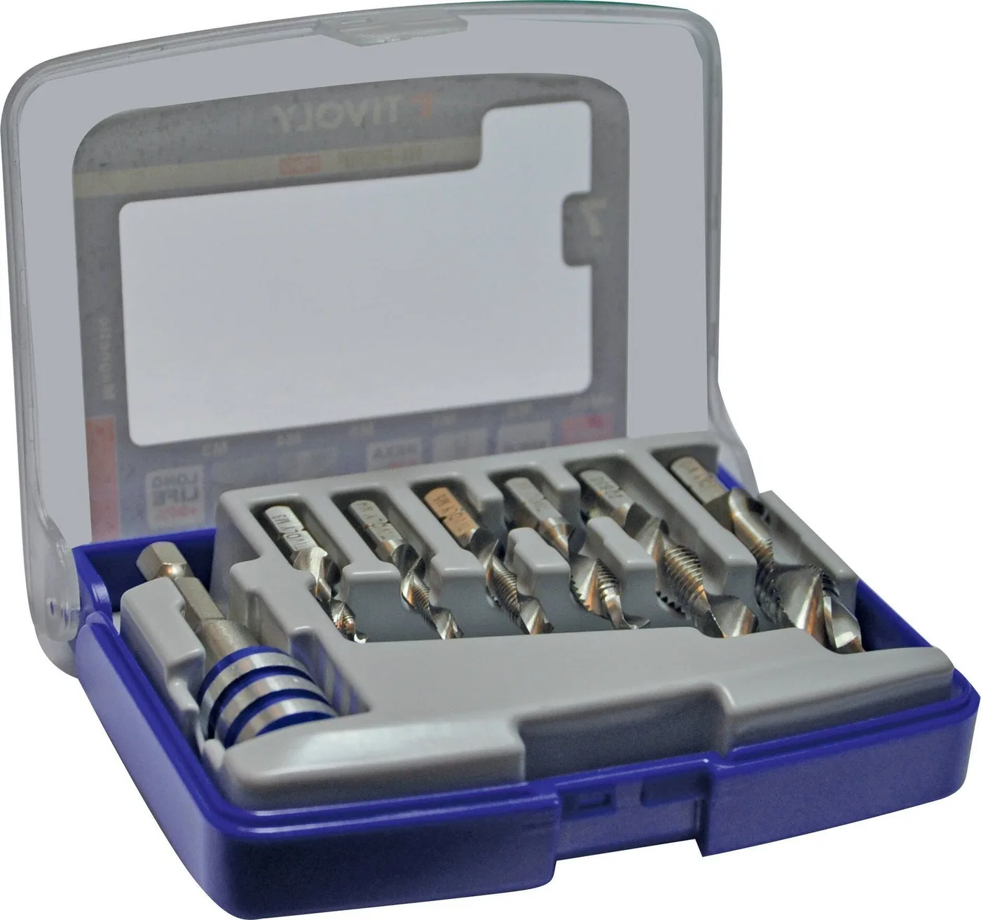 Tivoly-Set mit kombinierten Steckschlüsseln FTH 1/4" Schaft M3–M10 + Magnethalter „Half-Box“
