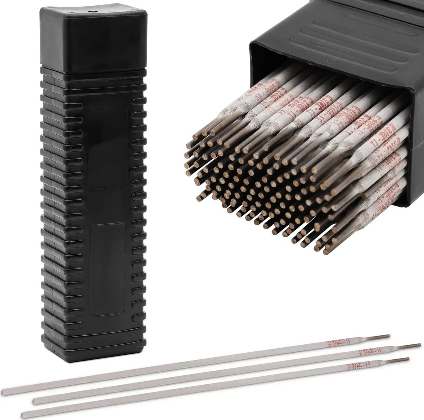 Stamos Germany Schweißelektroden E316L-17 für Stahl AISI 316/317, Durchmesser 3,25 x 350 mm – 5-kg-Set