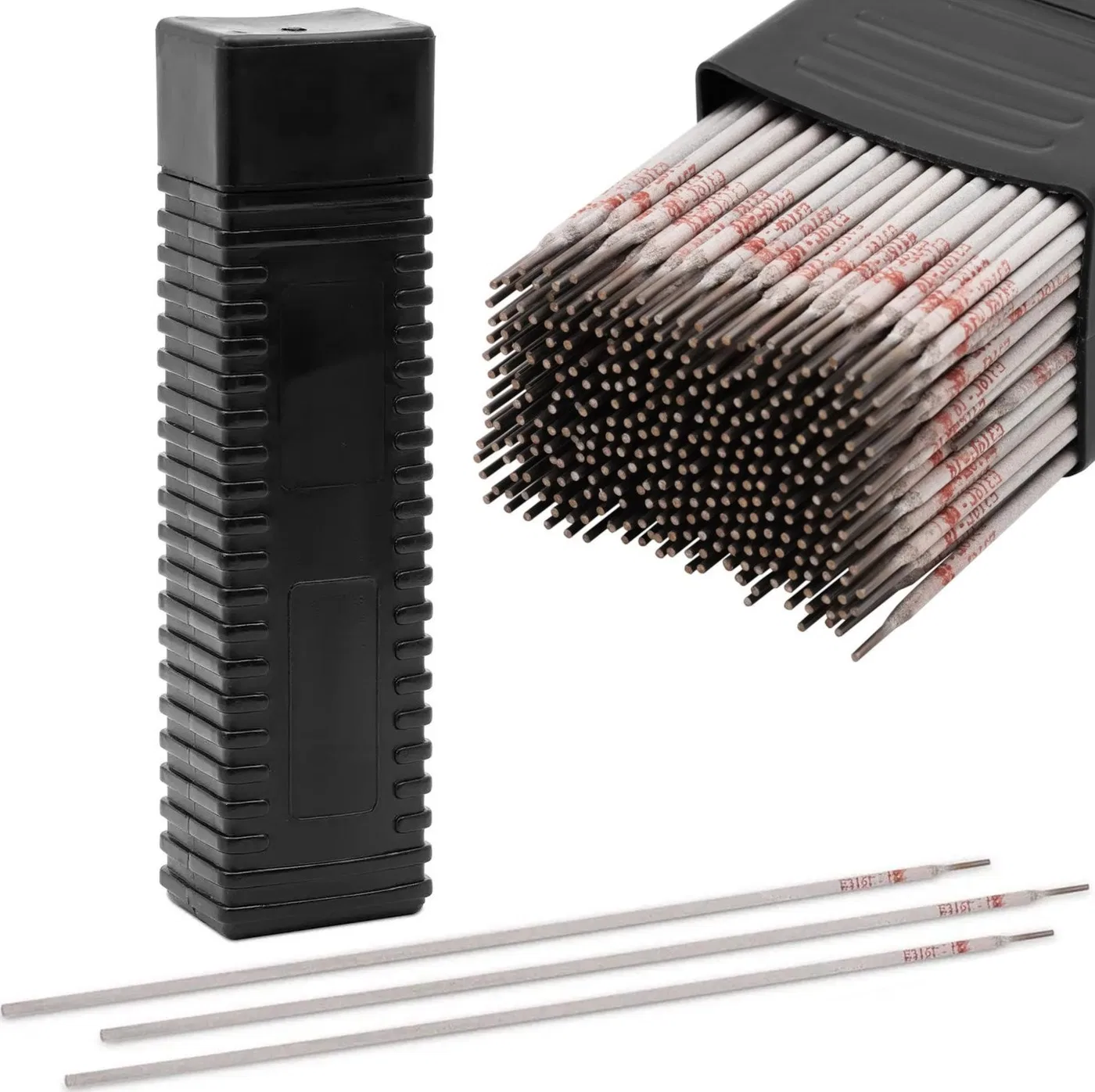 Stamos Germany Schweißelektroden E316L-17 für Stahl AISI 316/317, Durchmesser 2 x 300 mm – 5-kg-Set Schweißelektroden E316L-17