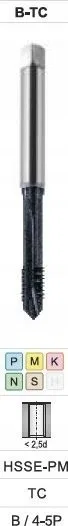 Fanar Gewindebohrer M16 DIN-376B (6H) HSSE-PM TICN S-NC